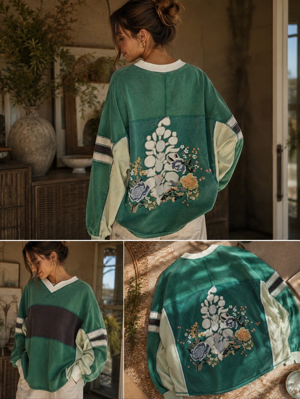 Free People Rugby Ready Layer, NWT, Size M